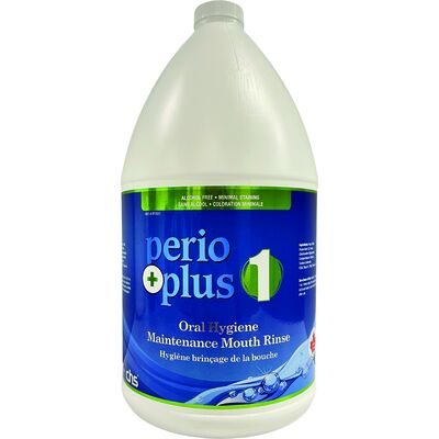 PerioPlus 1 Anti-Cavity Hygiene Maintenance Oral Rinse – 4 Liter Bottle, 1/Pkg