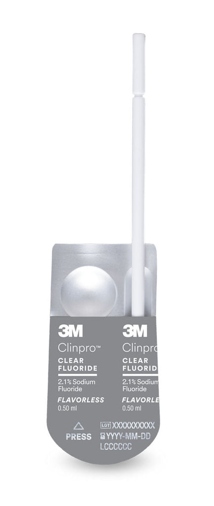 3M™ Clinpro™ Clear Fluoride Treatment – 0.5 ml Unit Dose, 100/Pkg