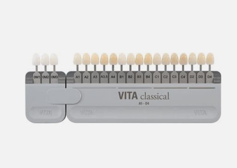VITA Classical Dental Shade Guide with Bleached Shades Clip